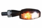 204-306 LED Blinker / Positionsleuchten Einheit BLAZE, schwarzes Gehäuse, klares Glas, E-geprüft